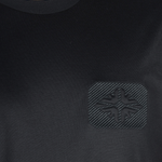 T-shirt in lyocell con logo aquile bombate a rilievo ASV EM002938 AF18312 UC001 EMPORIO ARMANI Black beauty 