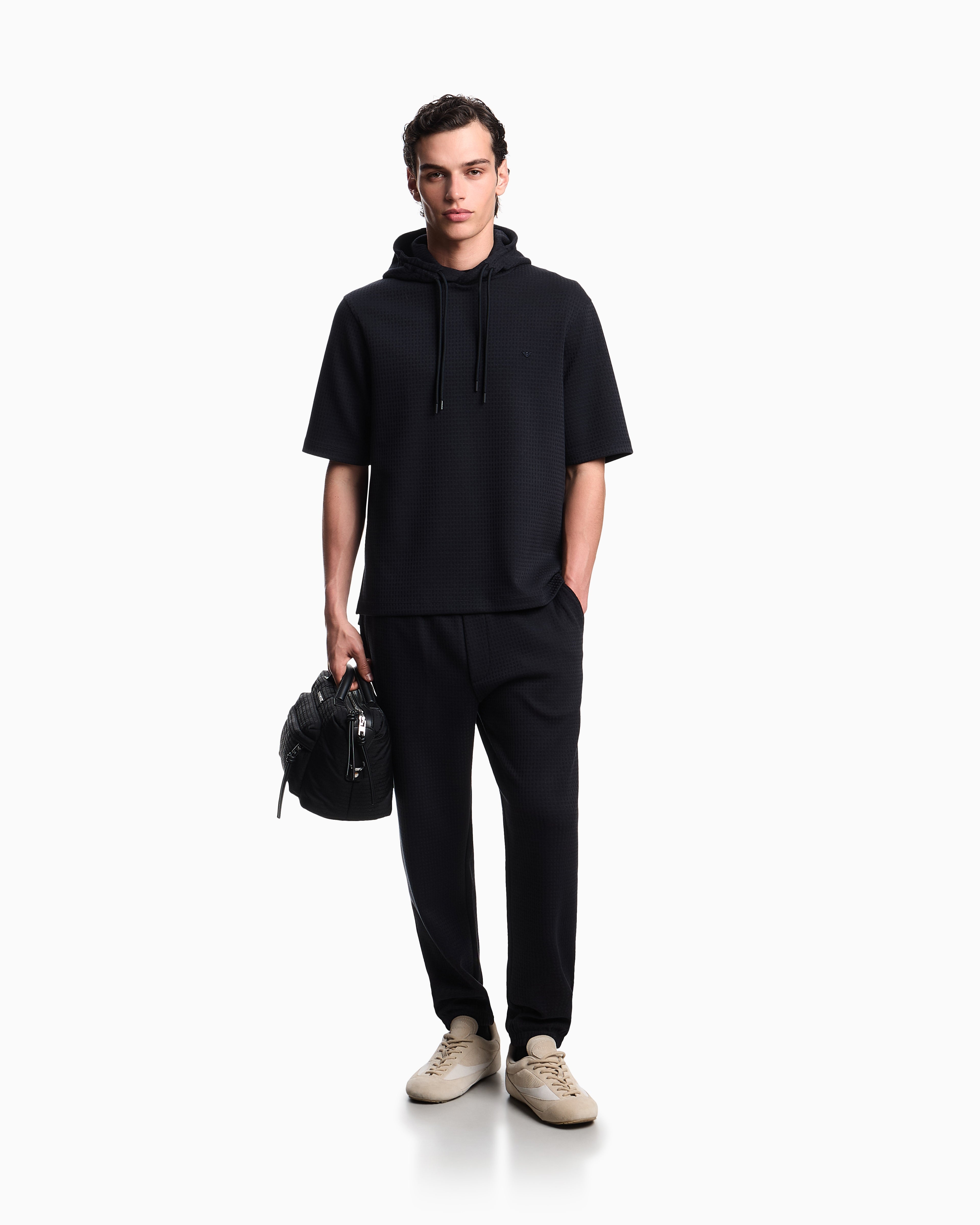 Pantalone logo all over EM003443 AF13700 FB297 EMPORIO ARMANI Fancy navy 