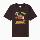 T-shirt in jersey stampa EAT NYC Capsule New York EM003622 AF14836 M6185 EMPORIO ARMANI Hamb marrone 