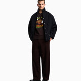 T-shirt in jersey stampa EAT NYC Capsule New York EM003622 AF14836 M6185 EMPORIO ARMANI Hamb marrone 