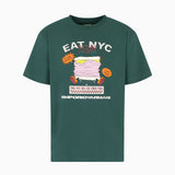 T-shirt in jersey stampa EAT NYC Capsule New York EM003622 AF14836 M7111 EMPORIO ARMANI Bread verde 
