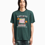 T-shirt in jersey stampa EAT NYC Capsule New York EM003622 AF14836 M7111 EMPORIO ARMANI Bread verde 