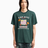 T-shirt in jersey stampa EAT NYC Capsule New York EM003622 AF14836 M7111 EMPORIO ARMANI Bread verde 