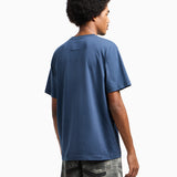 T-shirt in jersey stampa EAT NYC Capsule New York EM003622 AF14836 MB376 EMPORIO ARMANI Hotdog blu 