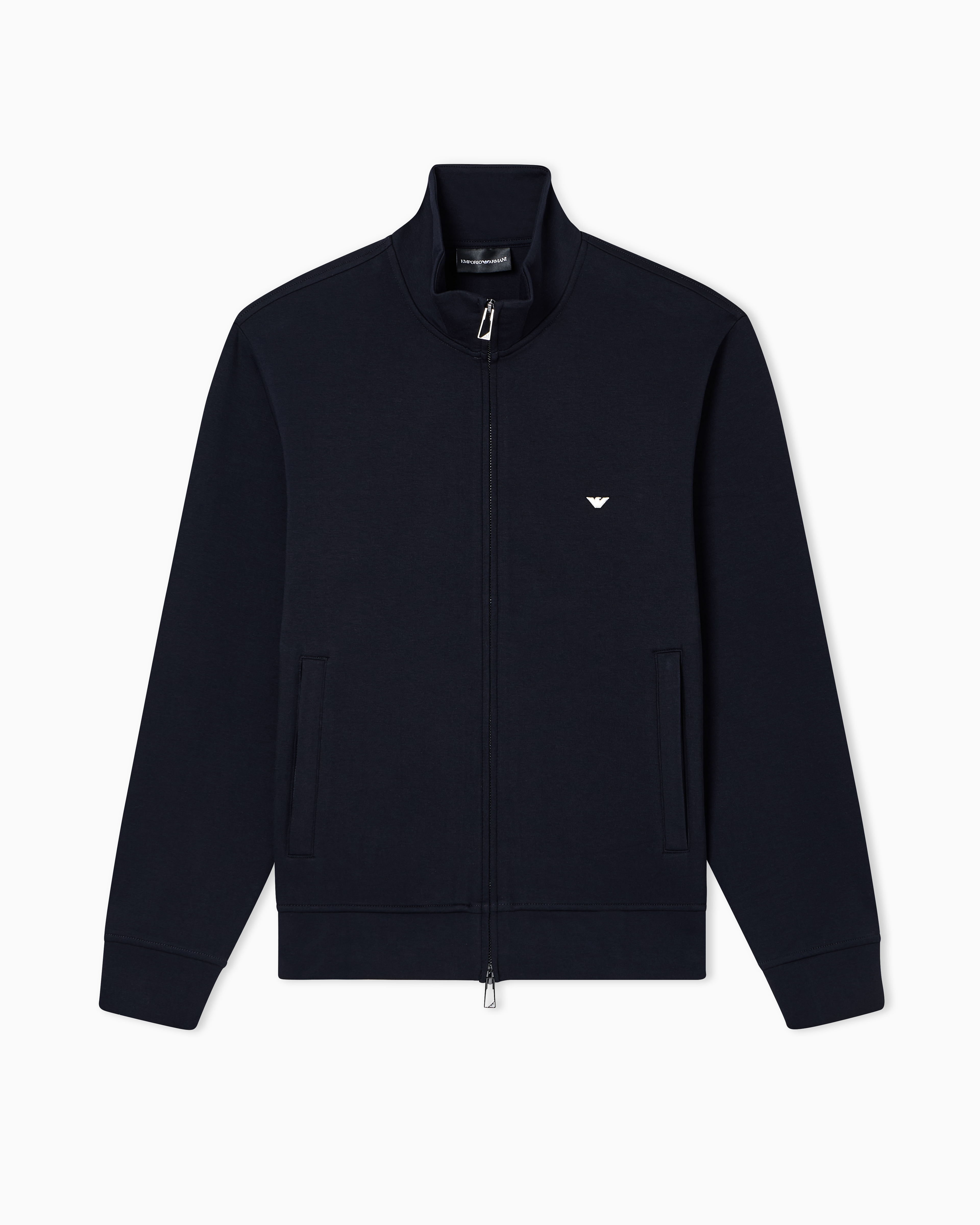 Felpa con zip EM004536 AF10013 UB118 EMPORIO ARMANI Blu navy 