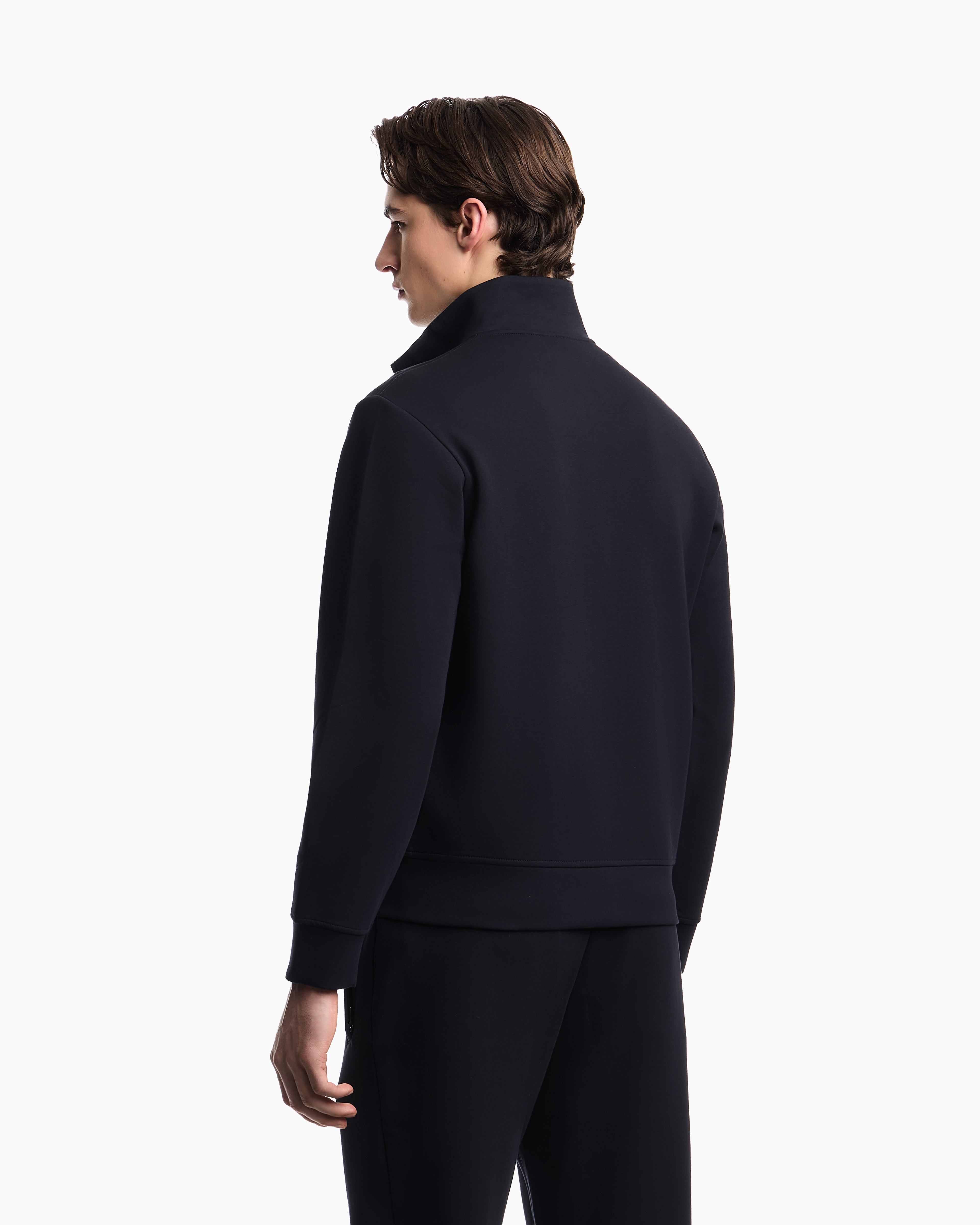 Felpa con zip EM004536 AF10013 UB118 EMPORIO ARMANI Blu navy 