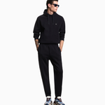 Jogger in felpa di cotone EM004542 AF10013 UB118 EMPORIO ARMANI Blu navy 