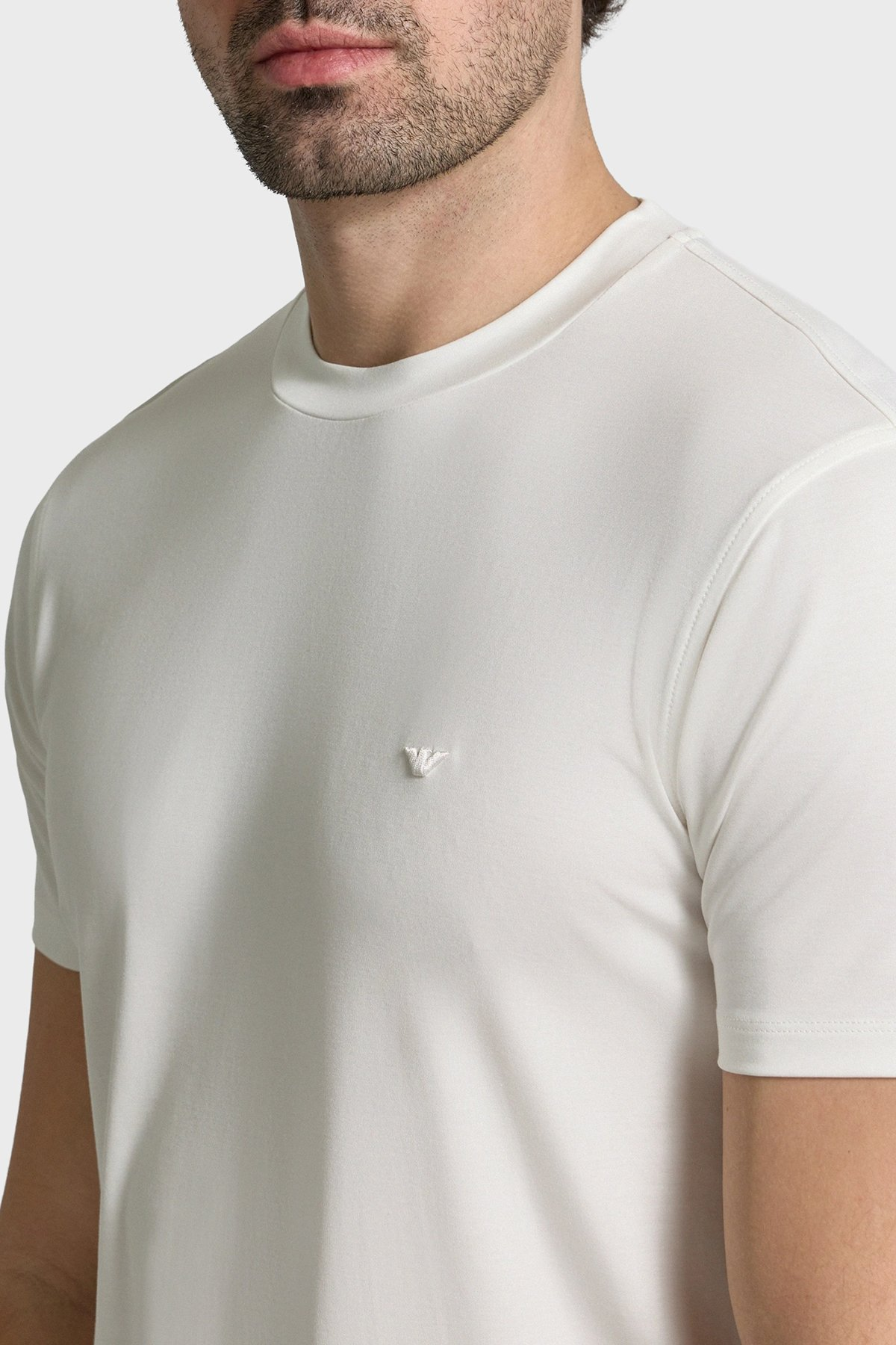 T-Shirt manica corta EM004586 AF13721 U0003 EMPORIO ARMANI Off white 