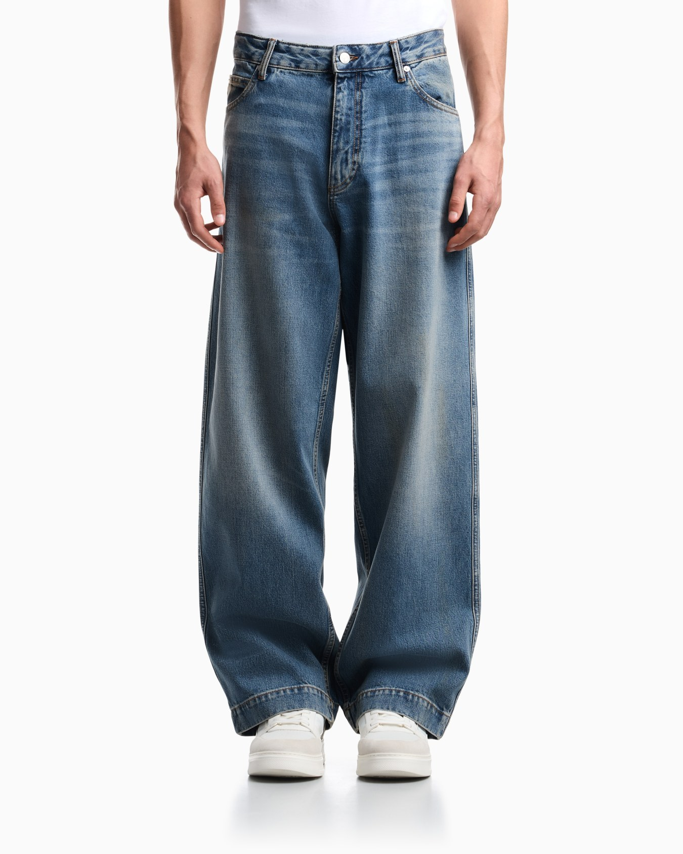 Jeans loose fit EM006065 AF25135 MB002 EMPORIO ARMANI Blue denim 