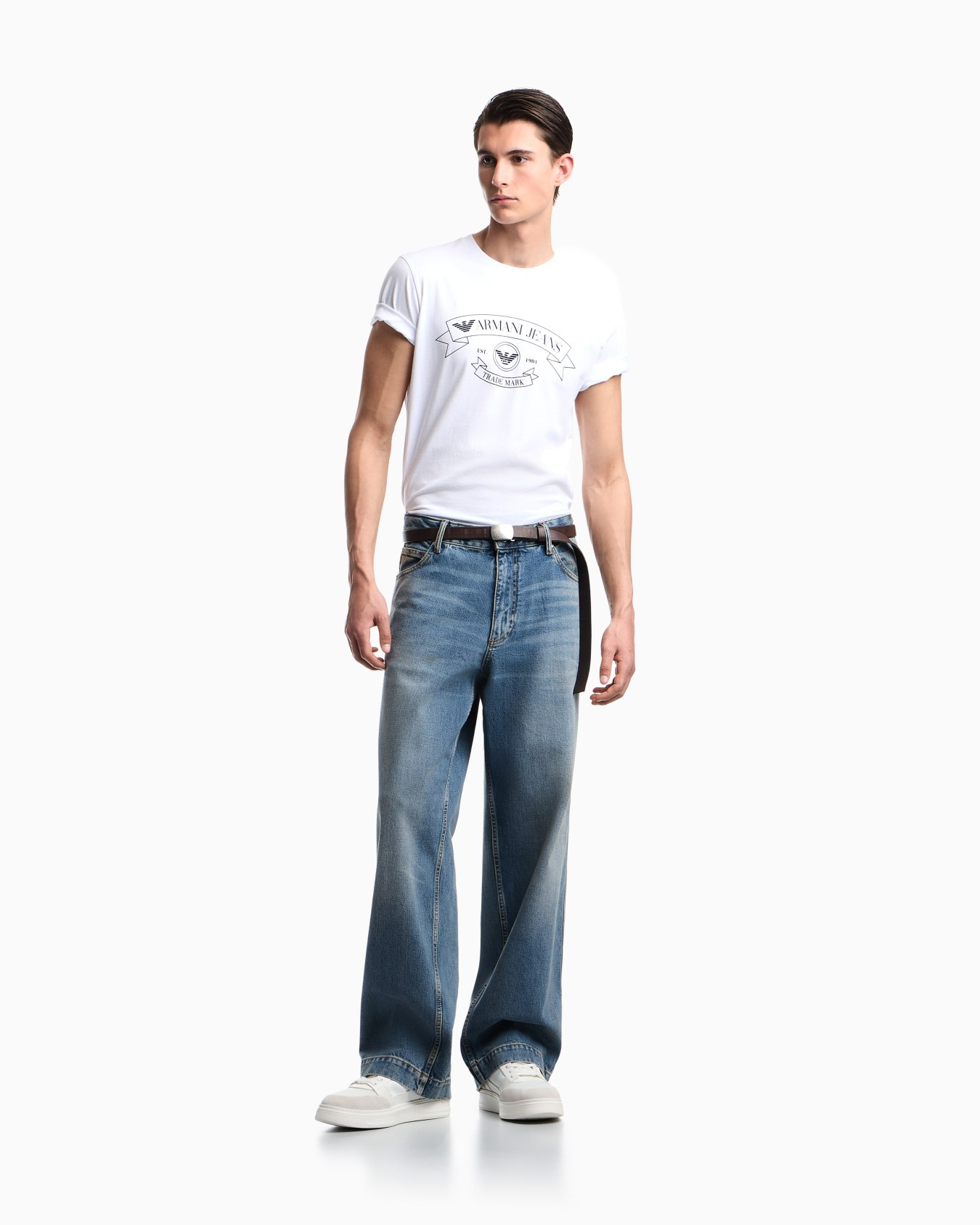 Jeans loose fit EM006065 AF25135 MB002 EMPORIO ARMANI Blue denim 