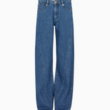 Jeans flare lavaggio stone washed EW002194 AF17261 MB001 EMPORIO ARMANI Blue denim 