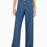 Jeans flare lavaggio stone washed EW002194 AF17261 MB001 EMPORIO ARMANI Blue denim 