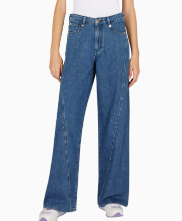 Jeans flare lavaggio stone washed EW002194 AF17261 MB001 EMPORIO ARMANI Blue denim 