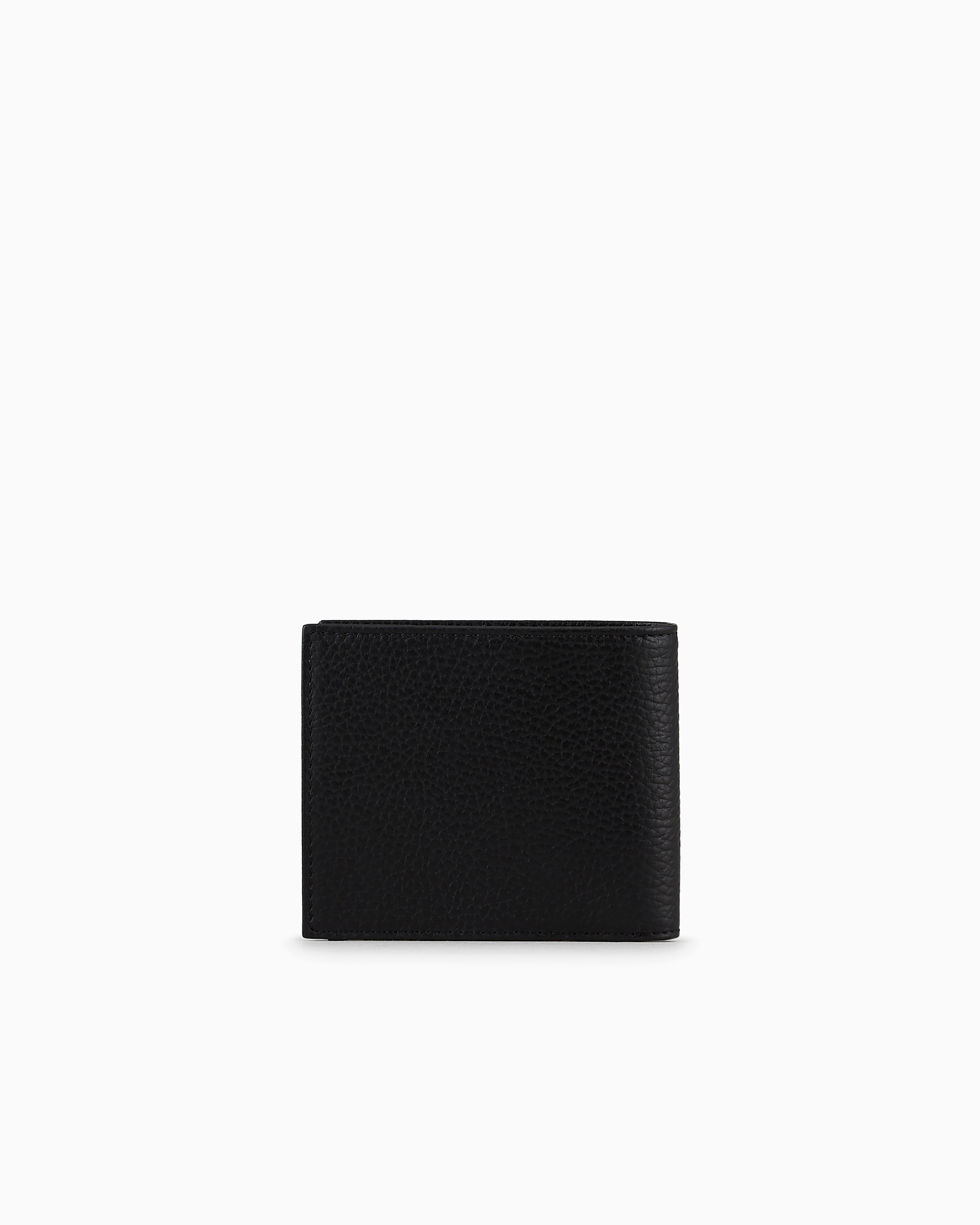 Portafoglio coin pocket in pelle bottalata Y4R167 Y068E 80001 EMPORIO ARMANI Black 