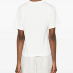 T-Shirt manica corta stampata D48EL040EE9 MFB63 ERMANNO FIRENZE Off white/ecru/nero 