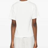 T-Shirt manica corta stampata D48EL040EE9 MFB63 ERMANNO FIRENZE Off white/ecru/nero 