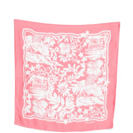 Foulard stampato D48ER002EC9 MFB36 ERMANNO FIRENZE Pink 