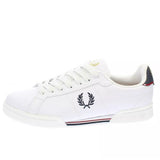 Sneaker in pelle e gomma B6311 567 FRED PERRY White/navy 