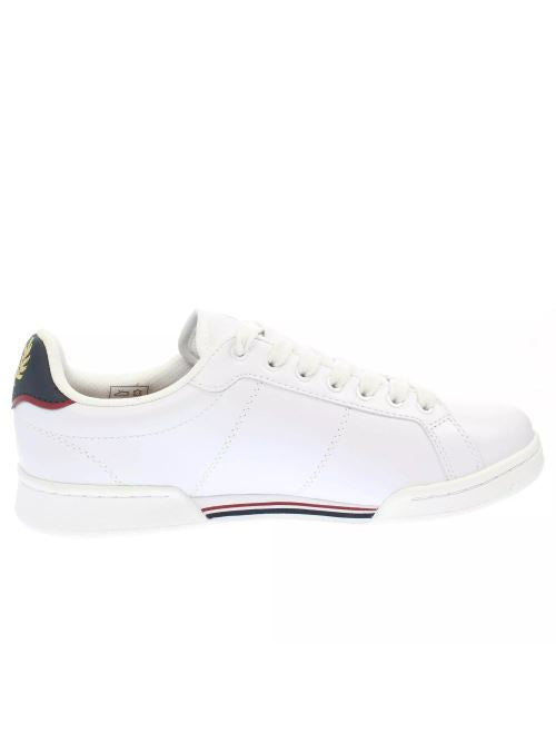 Sneaker in pelle e gomma B6311 567 FRED PERRY White/navy 