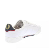 Sneaker in pelle e gomma B6311 567 FRED PERRY White/navy 
