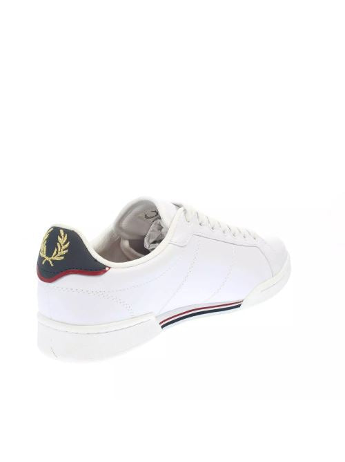 Sneaker in pelle e gomma B6311 567 FRED PERRY White/navy 