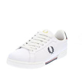 Sneaker in pelle e gomma B6311 567 FRED PERRY White/navy 