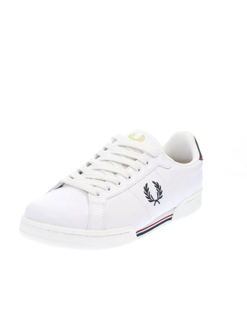 Sneaker in pelle e gomma B6311 567 FRED PERRY White/navy 