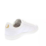 Sneaker in pelle e gomma B6312 T31 FRED PERRY White/milano/gold 
