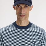 Cappellino classico in piqué HW2295 267 FRED PERRY Navy/snow white 