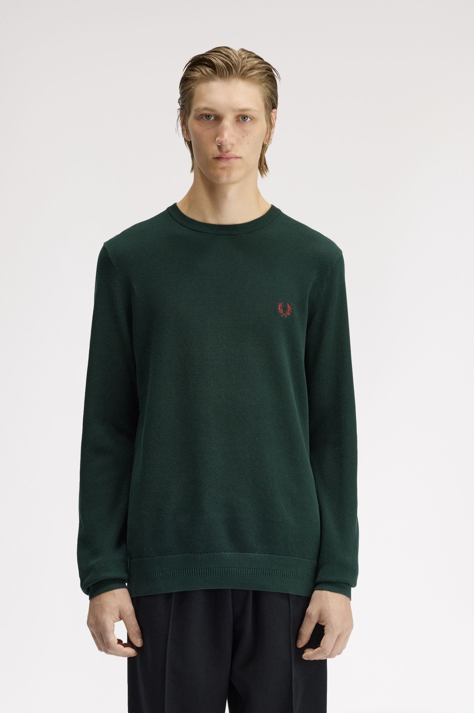 Maglione in piqué K1309 30A FRED PERRY Grassroots 