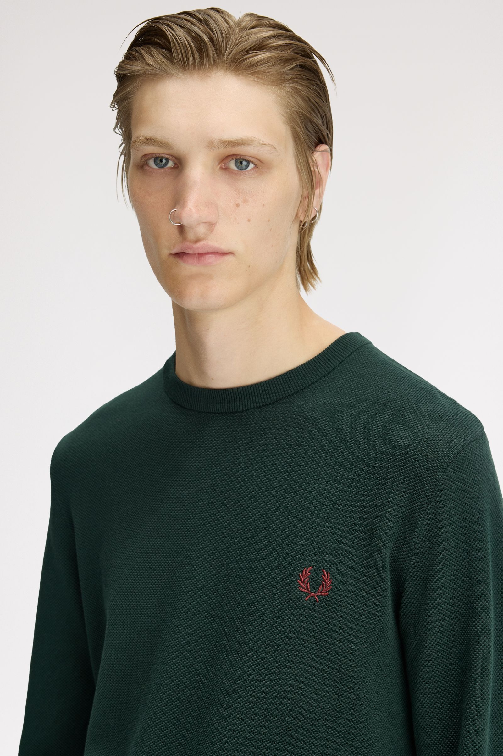 Maglione in piqué K1309 30A FRED PERRY Grassroots 