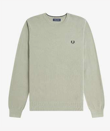 Maglione in piqué K1309 M37 FRED PERRY Seagrass 