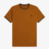 T-shirt con doppia riga M1588 88B FRED PERRY Drkc/nvy/nvy 