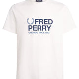 T-Shirt manica corta M2406 129 FRED PERRY Snow white 