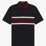 Polo con inserto ricamato M2421 102 FRED PERRY Black 