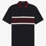 Polo con inserto ricamato M2421 102 FRED PERRY Black 