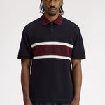 Polo con inserto ricamato M2421 102 FRED PERRY Black 