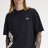 T-Shirt manica corta M2440 102 FRED PERRY Black 
