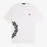 T-Shirt manica corta M2440 129 FRED PERRY Snow white 