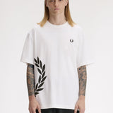 T-Shirt manica corta M2440 129 FRED PERRY Snow white 