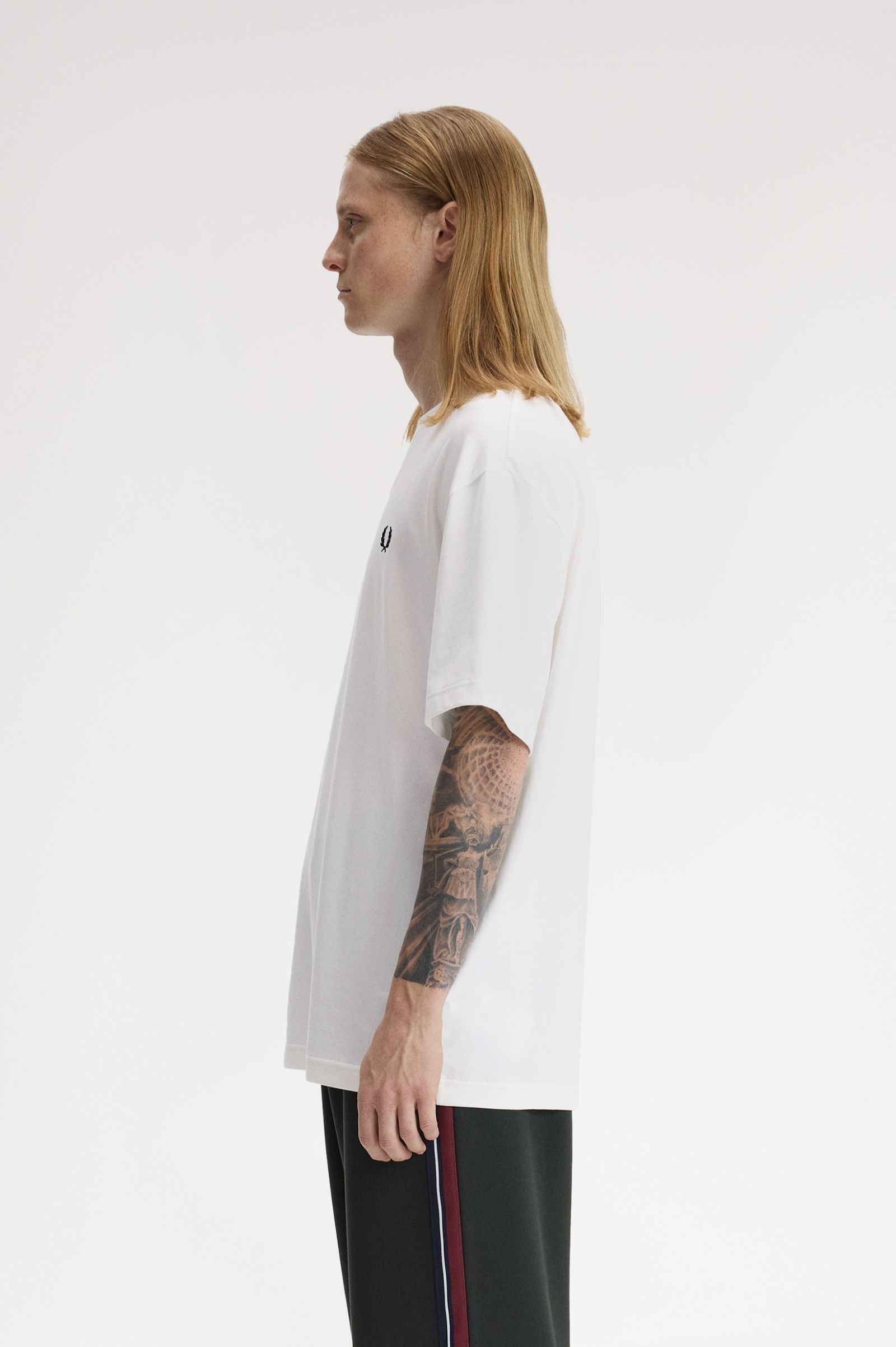 T-Shirt manica corta M2440 129 FRED PERRY Snow white 
