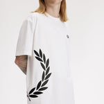 T-Shirt manica corta M2440 129 FRED PERRY Snow white 