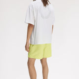 T-Shirt oversize manica corta M2474 129 FRED PERRY Snow white 