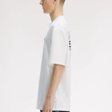 T-Shirt manica corta con stampa sul dietro M2475 129 FRED PERRY Snow white 