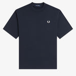 T-Shirt manica corta con stampa sul dietro M2475 608 FRED PERRY Navy 