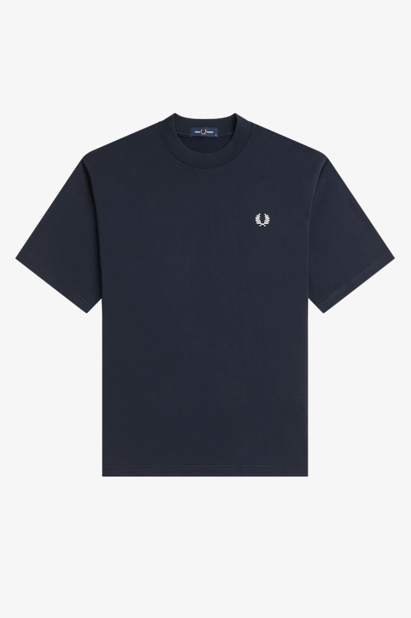 T-Shirt manica corta con stampa sul dietro M2475 608 FRED PERRY Navy 