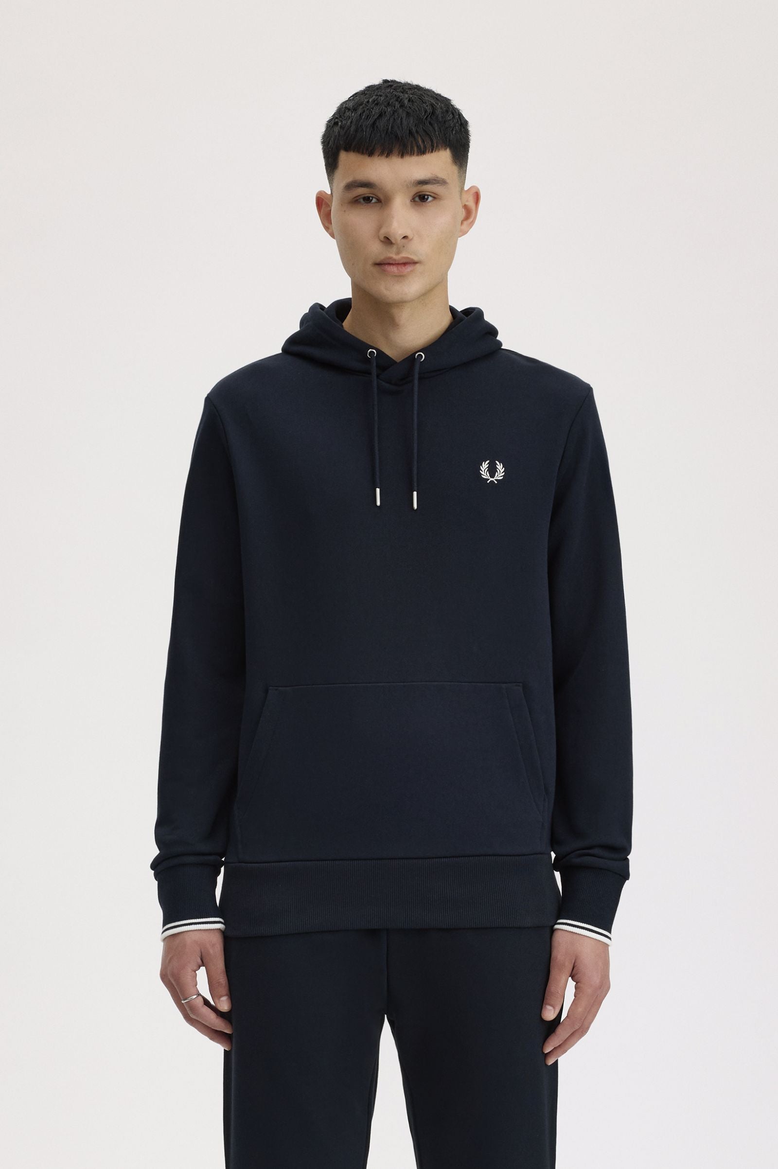 Felpa con cappuccio M2643 248 FRED PERRY Navy 