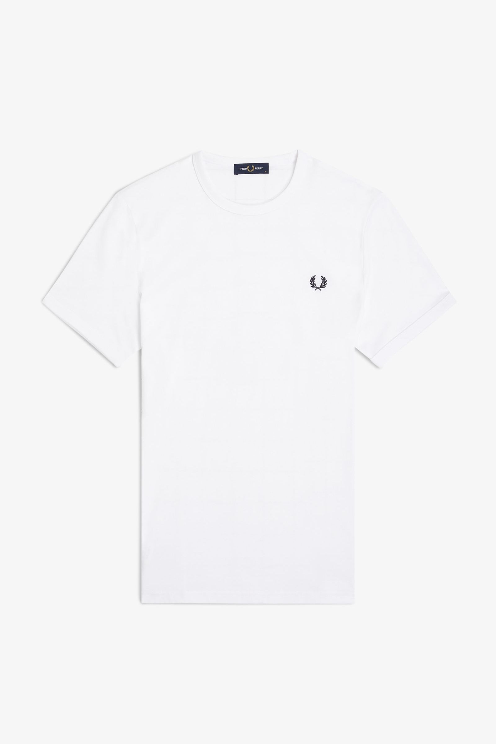 T-Shirt manica corta M3519 100 FRED PERRY White 