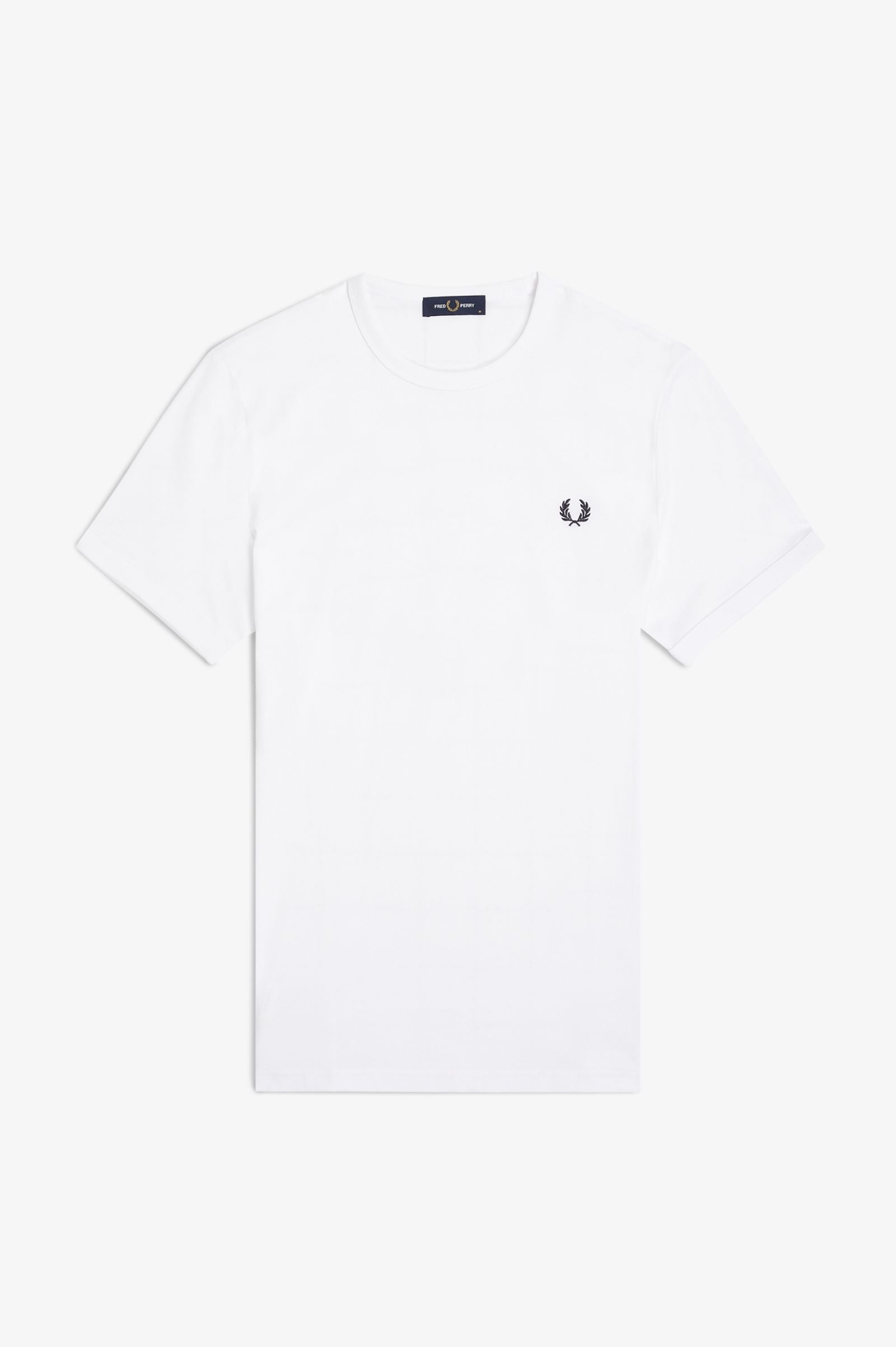 T-Shirt manica corta M3519 100 FRED PERRY White 