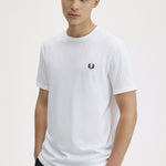 T-Shirt manica corta M3519 100 FRED PERRY White 
